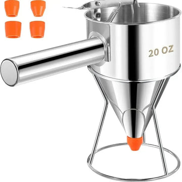 Pancake Batter Dispenser 20OZ/40 OZ | Funnel Cake Dispenser With Stand